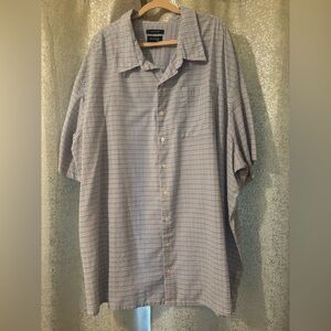 Harbor Bay Blue and Red Plaid Button Down Shirt